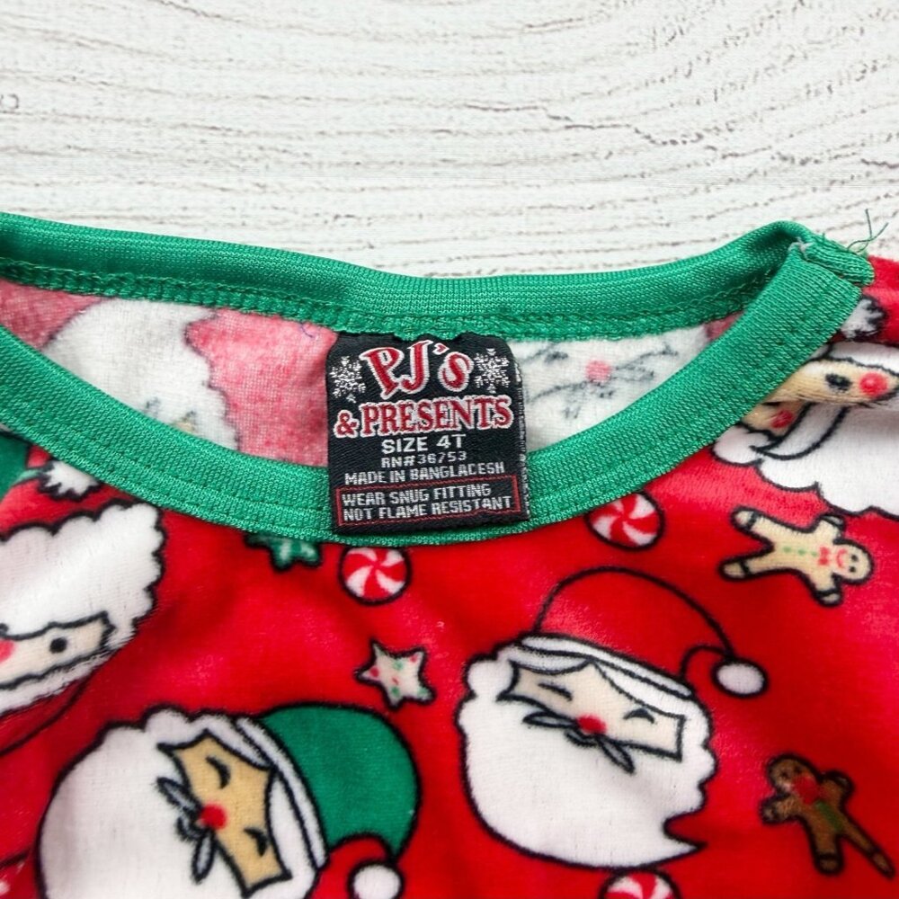 PJs and Presents Santa Holiday Christmas Pajamas - Picture 2 of 7